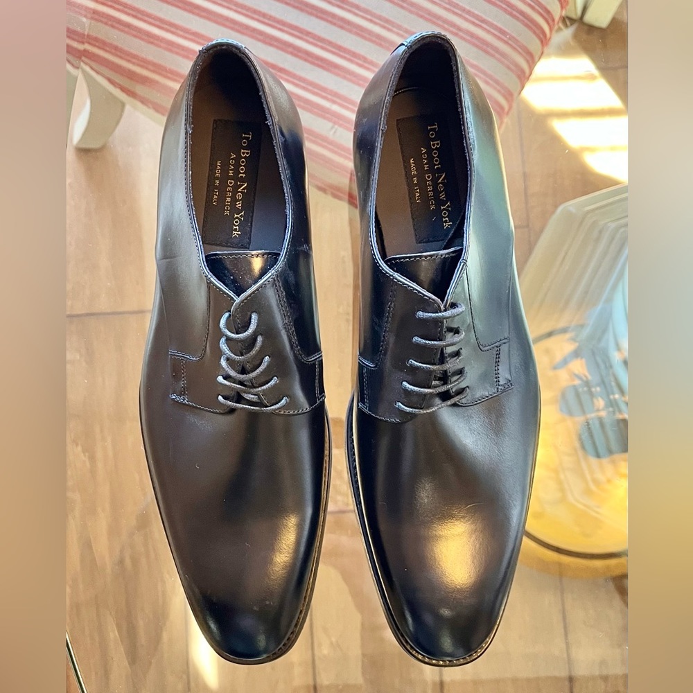 New To Boot New York Oxford Dress Shoes - Black - Size 12
